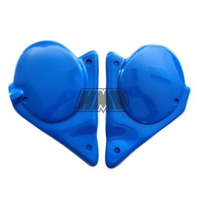 Tampas laterais universais CROSS ENDURO ( SIMONINI 50 / MAV 50 ) azul - HP